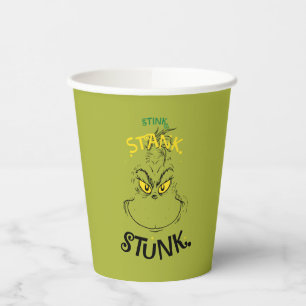 Gobelets En Papier Citation Grinch Mister Stink Stunk