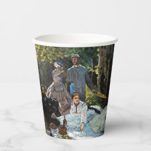 Gobelets En Papier Claude Monet - Déjeuner sur l'herbe, panneau droit
