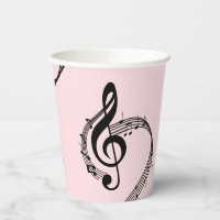 Climacic G Clef Music Rose