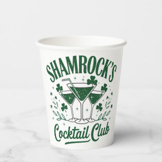 Gobelets En Papier Cocktail shamrock