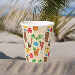 Gobelets En Papier Cocktails Tiki Tropical