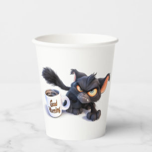 Gobelets En Papier Commencez votre journée avec une Coupe Purrfect :