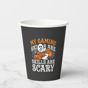 Gobelets En Papier Compétences de jeu Halloween sont un contrôleur fa
