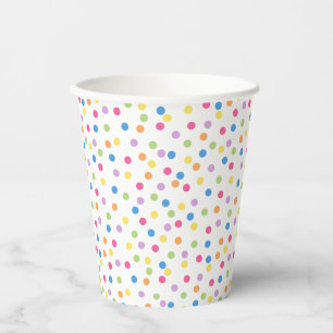 Gobelets En Papier Confetti Dazzle (points)
