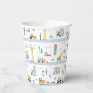 Gobelets En Papier Construction Coupes de fête d'anniversaire