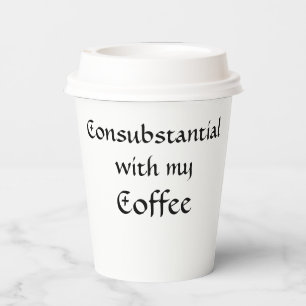 Gobelets En Papier Consubstantiel avec mon café