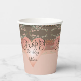 Gobelets En Papier Corail Et Rose Et Pêche Favorite