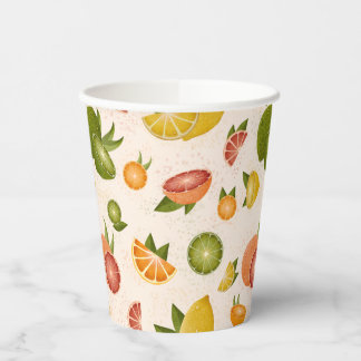 Gobelets En Papier Coupe Citrus