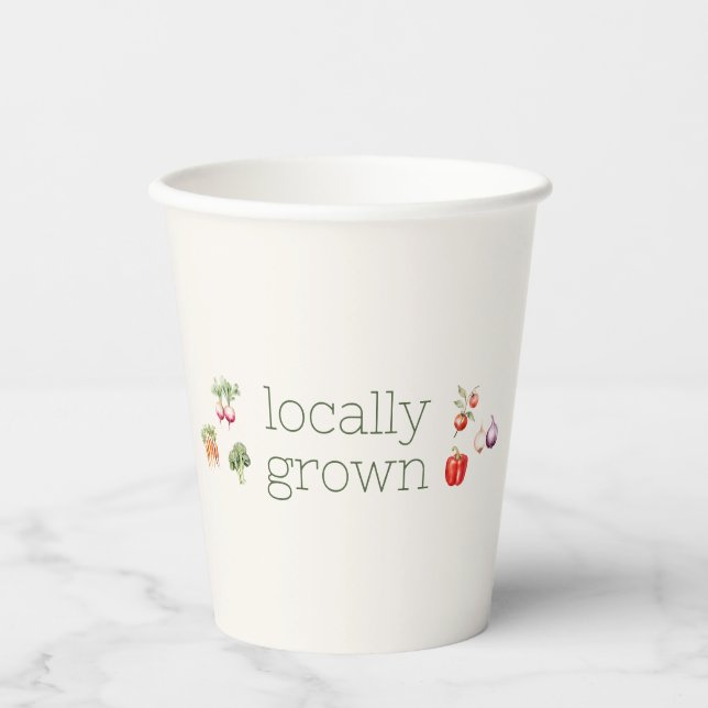 Gobelets En Papier Coupe de Baby shower locale (Recto)