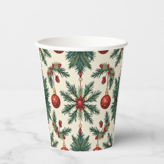 Gobelets En Papier Coupe de papier de Noël