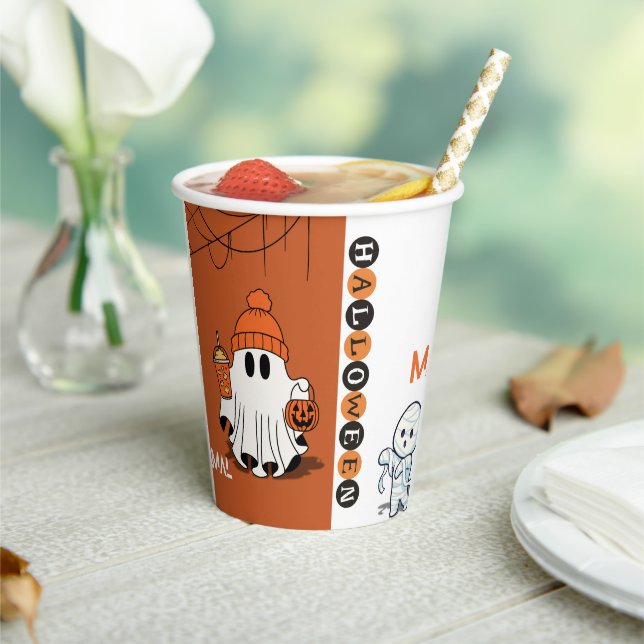 Gobelets En Papier Coupe de papier Halloween | Verre de fête (Insitu)