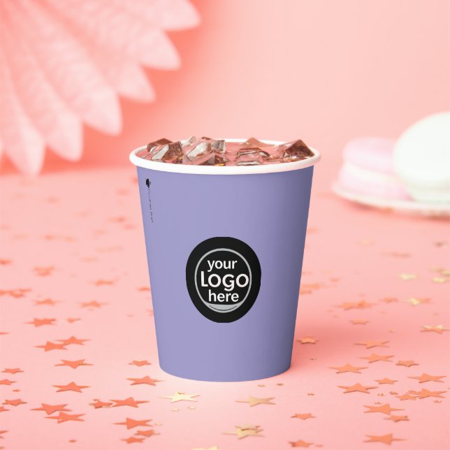 Gobelets En Papier Coupe de papier logo personnalisée (Insitu)