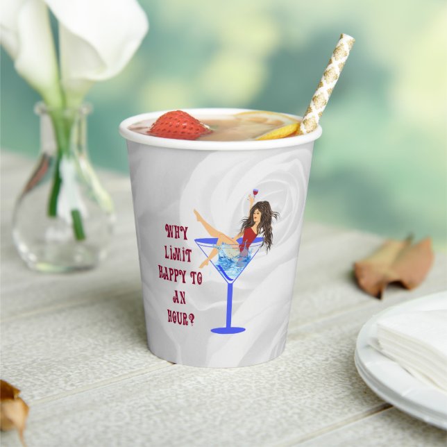 Gobelets En Papier Coupe du papier pour filles du parti (Insitu)