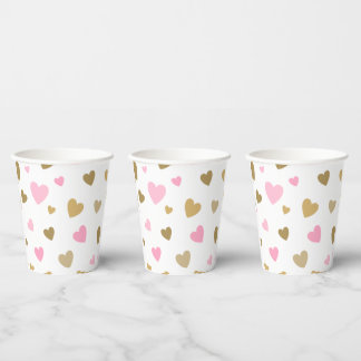 Gobelets En Papier Coupe en papier brillant et classique