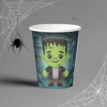 Coupe en papier Frankenstein adorable