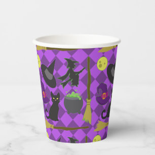 Gobelets En Papier Coupe Halloween Witches Paper Cup