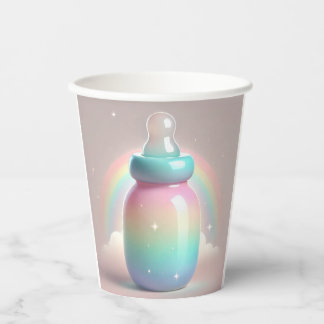 Gobelets En Papier Coupe Rainbow Baby