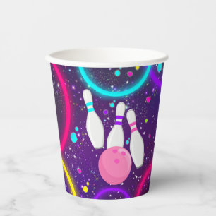 Gobelets En Papier Coupes De Bowling À Dix Épingles Cups De Papier À
