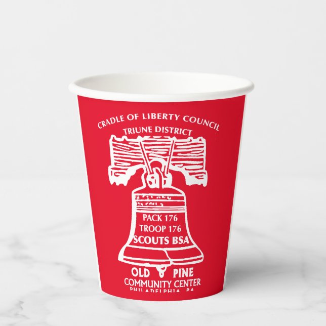 Gobelets En Papier Coupes de papier (Recto)