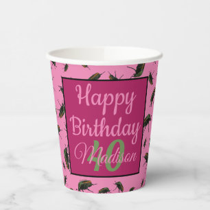 Gobelets En Papier Coupes de papier de bousier de coléoptère