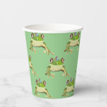 Coupes de papier de grenouille