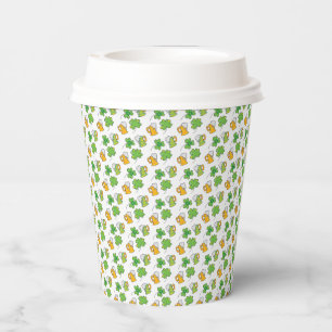 Gobelets En Papier Coupes de papier de la Saint-Patrick