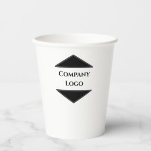 Gobelets En Papier Coupes de papier logo personnalisées - 8 oz et 12 