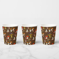 Coupes en papier de champignons