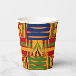 Gobelets En Papier Coupes papier Kente