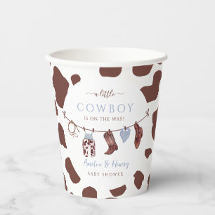 Gobelets En Papier Cowboy Wild West Rodeo Western Boy Baby shower