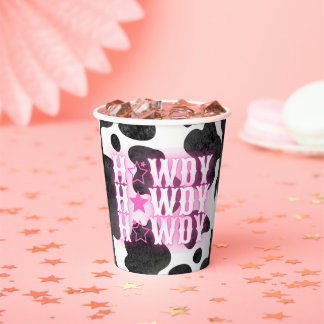 Gobelets En Papier Cowgirl Disco Boissons Cups