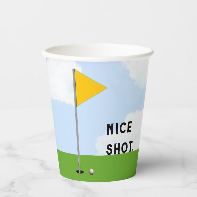 Gobelets En Papier Creative Golf Party (Recto)