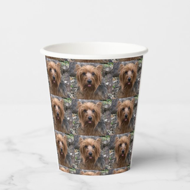 Gobelets En Papier Créer votre propre photo personnalisée (Recto)