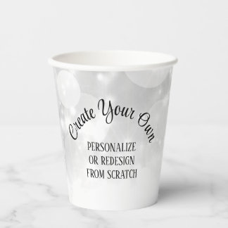 Gobelets En Papier Créez Votre Propre Mariage Blanc