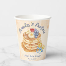 Crêpes aux fruits et tétines Gingham Baby Shower