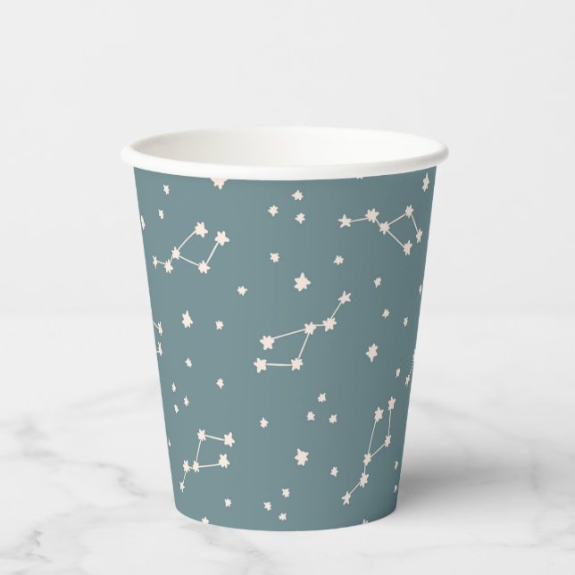Gobelets En Papier Cute Motif Sky Constellation (Recto)