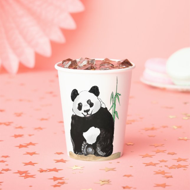 Gobelets En Papier Cute Panda  (Insitu)
