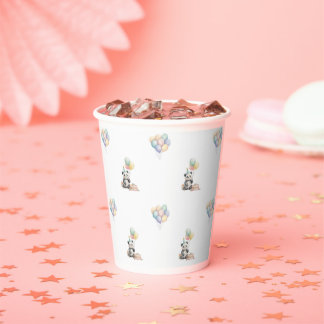 Gobelets En Papier Cute Panda animal Party Paper cups 