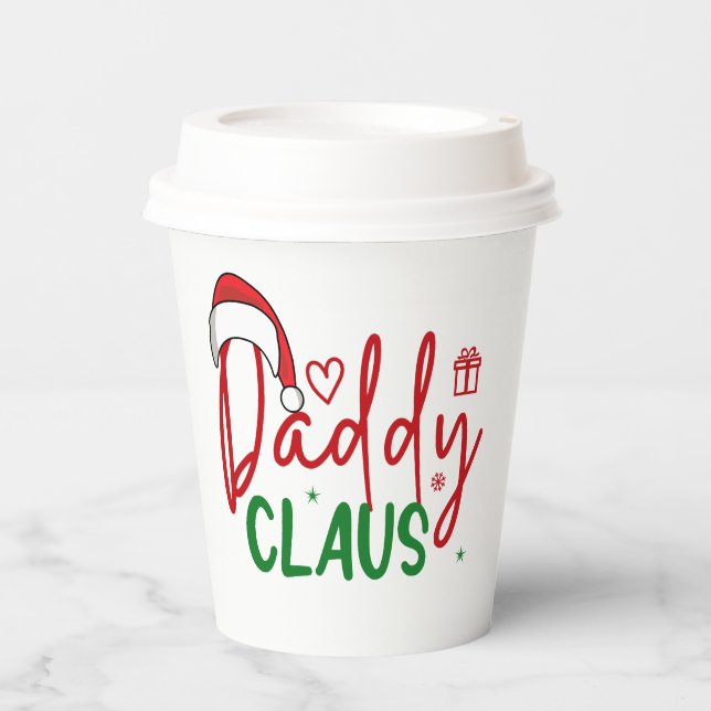 Gobelets En Papier Daddy Claus Christmas Design-60094 (Recto)