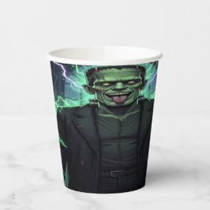 Gobelets En Papier Dark Gothic Frankenstein Halloween Déplaisant
