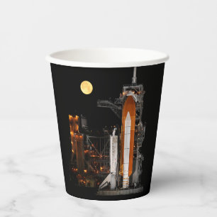 Gobelets En Papier Découverte de navette spatiale et coupe de papier