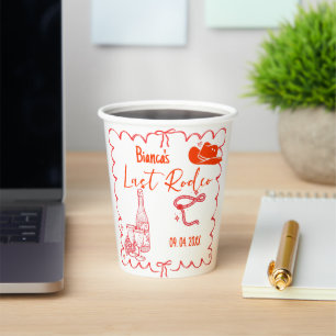 Gobelets En Papier Dernier Rodeo Nashville Bachelorette Week-end