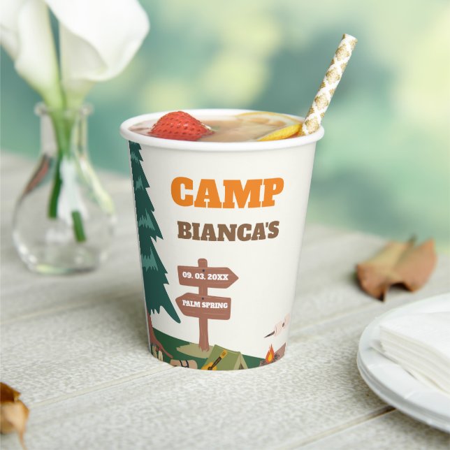 Gobelets En Papier Dernier Sentier Avant Le Camp Veil Bachelorette (Insitu)