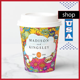 Gobelets En Papier Dessin Pop 💥 Graffiti 🎨 Mariage