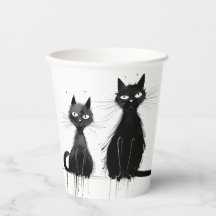 Deux chats noirs