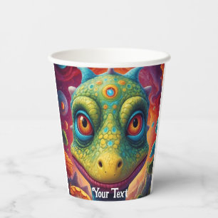 Gobelets En Papier dino-mite baby shower