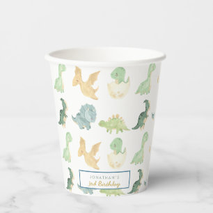 Gobelets En Papier Dino Party Dino mite Anniversaire