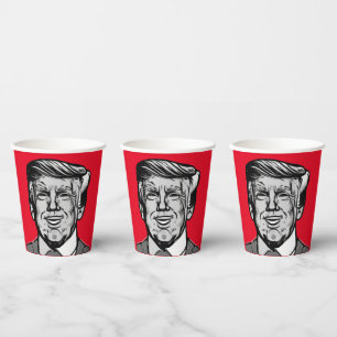 GOBELETS EN PAPIER DONALD TRUMP