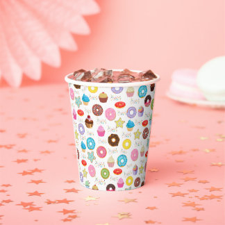 Gobelets En Papier Donut et Cupcakes