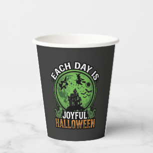 Gobelets En Papier Double Toil Trouble Sorcière Citrouille Halloween